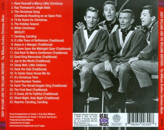 Williams Brothers Christmas Album cover art