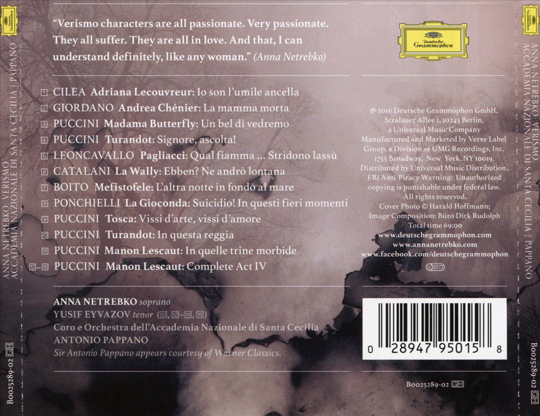 Verismo cover art