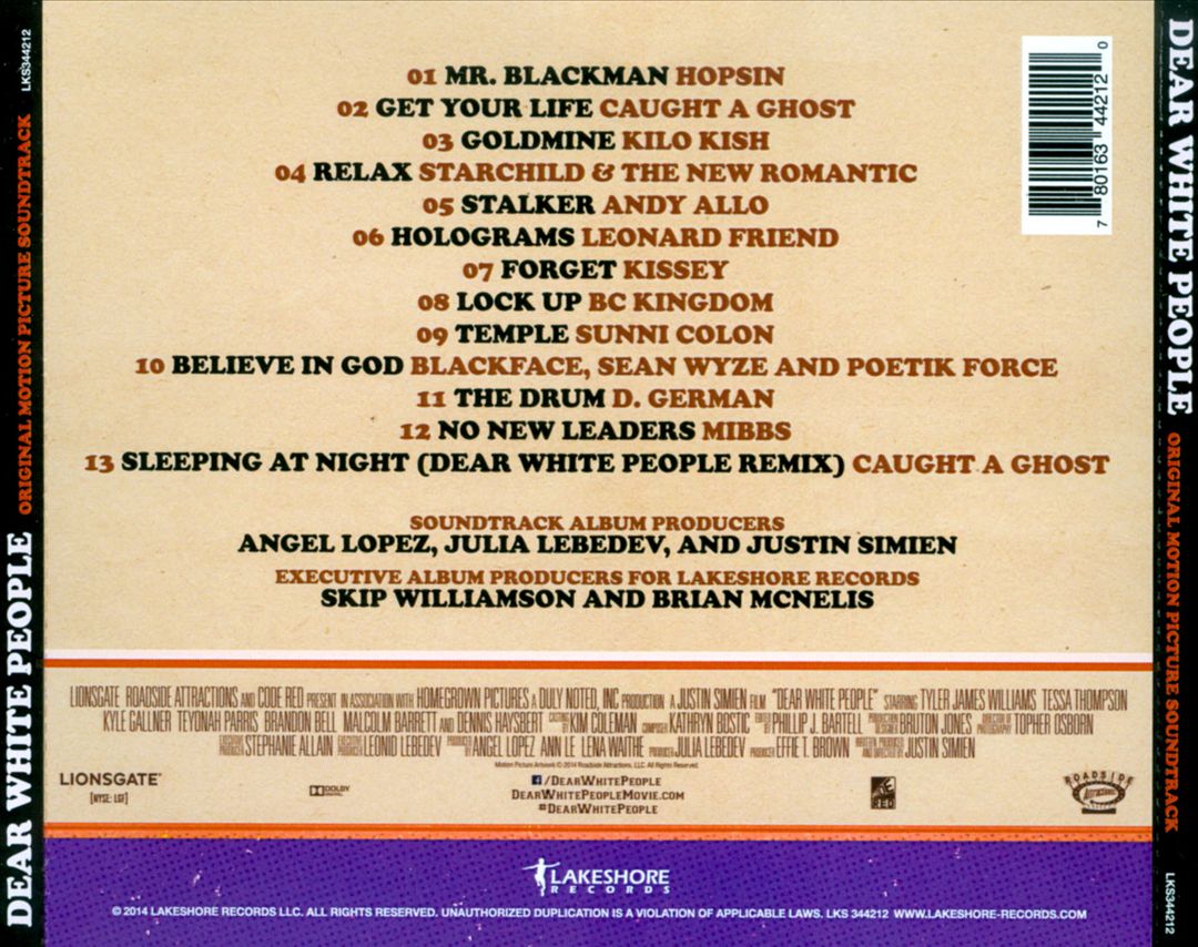 Dear White People cover art