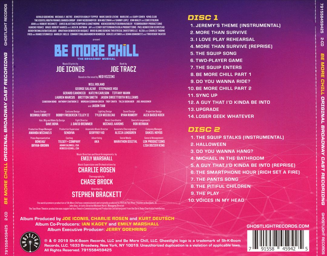 Be More Chill [Original Broadway Cast Recording] cover art