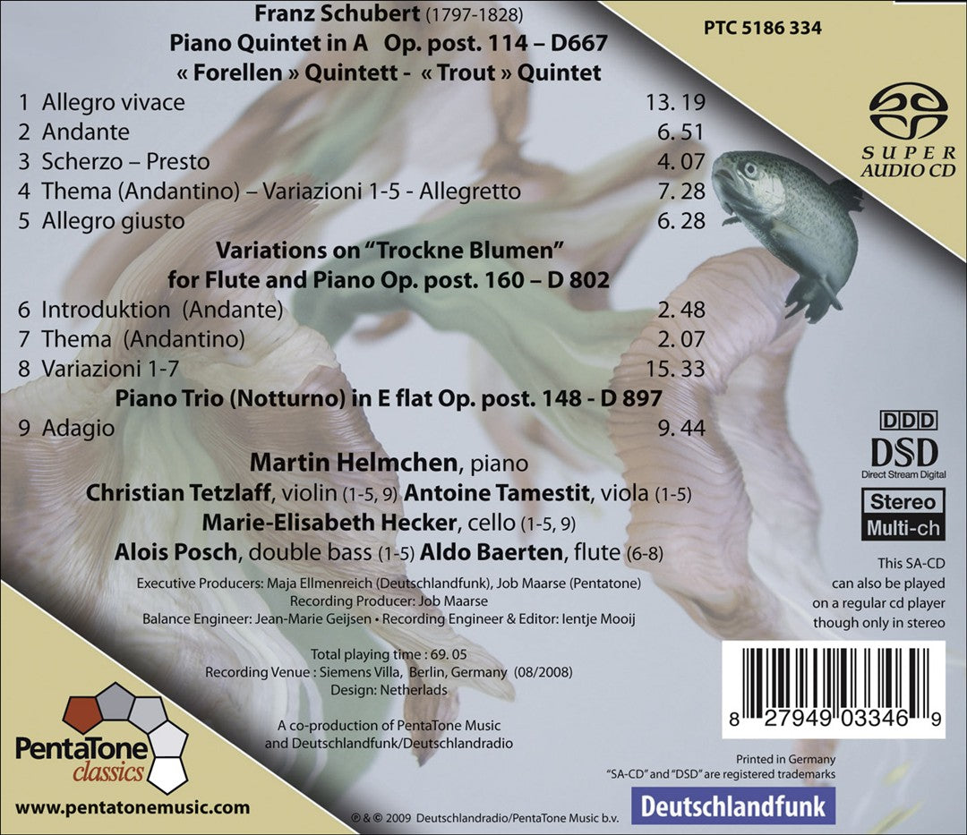 Franz Schubert: Forellen Quintet cover art
