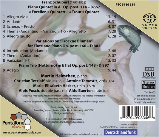 Franz Schubert: Forellen Quintet cover art