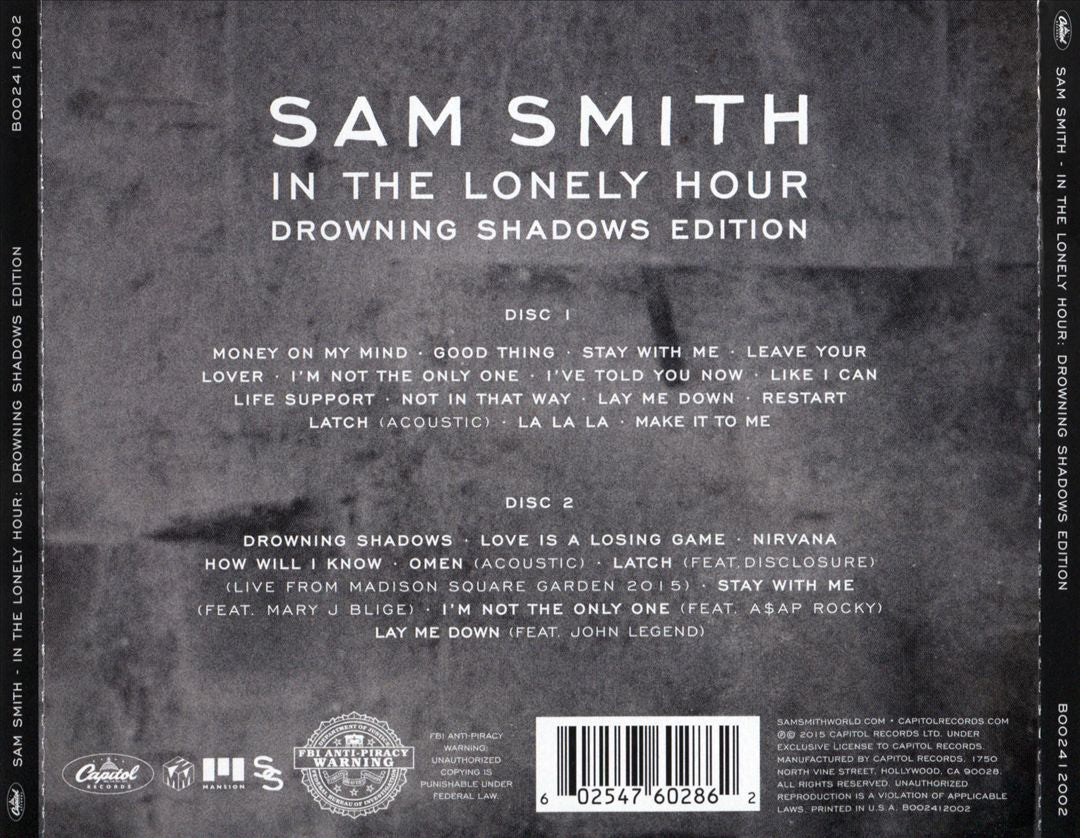 In the Lonely Hour [Drowning Shadows Edition] cover art