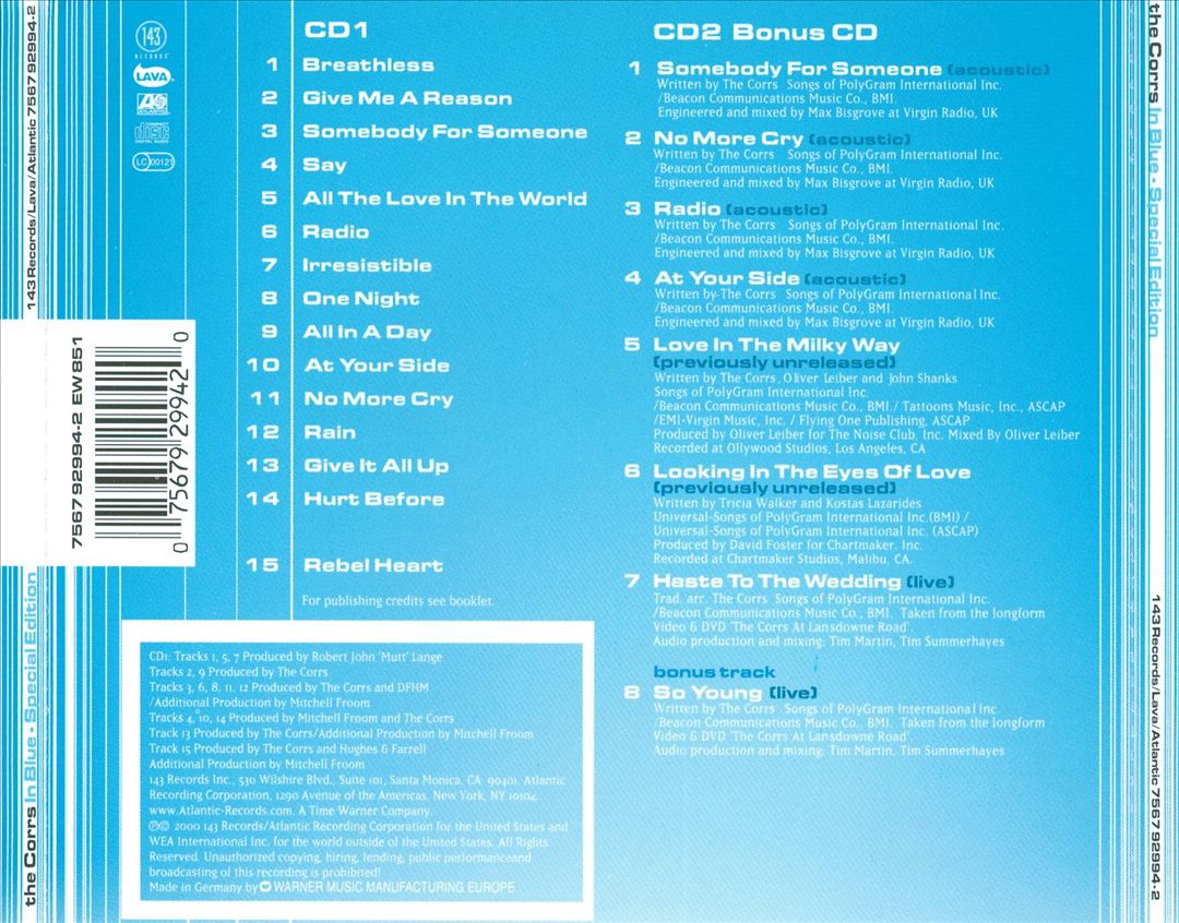 In Blue [Special Edition] cover art