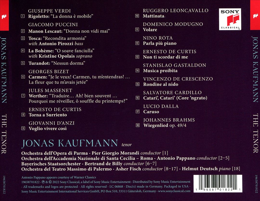 Tenor cover art