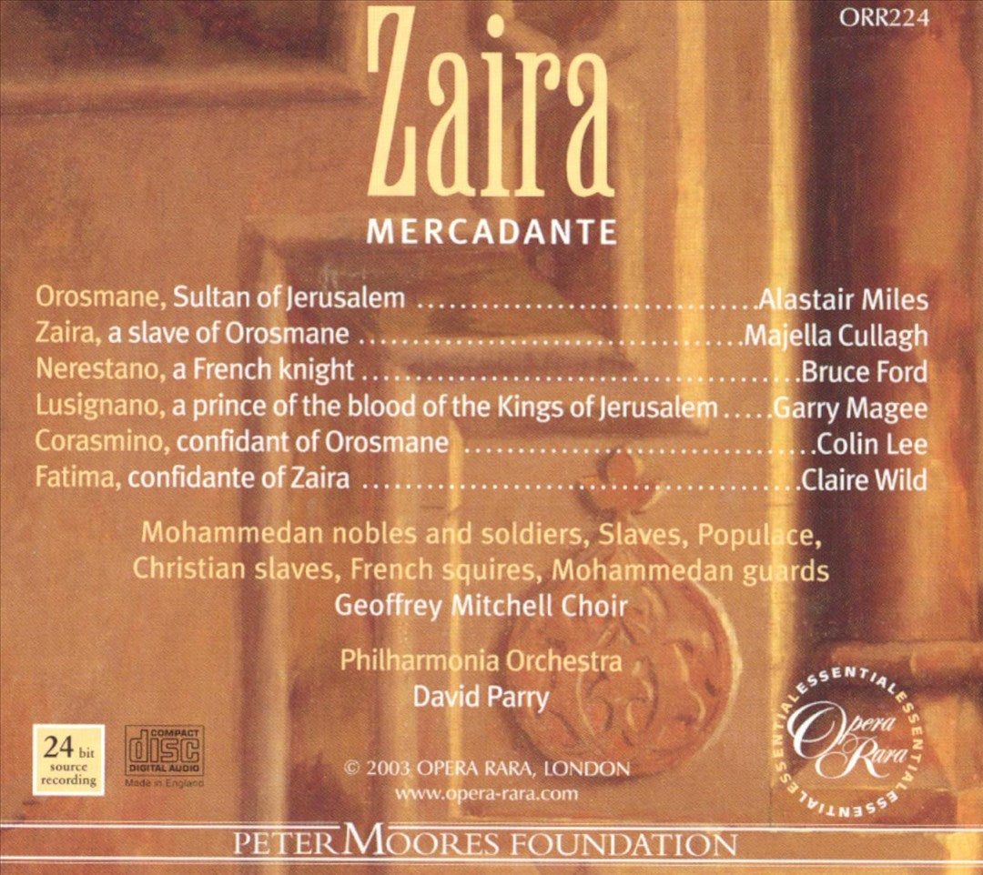 Mercadante: Zaira - Highlights cover art