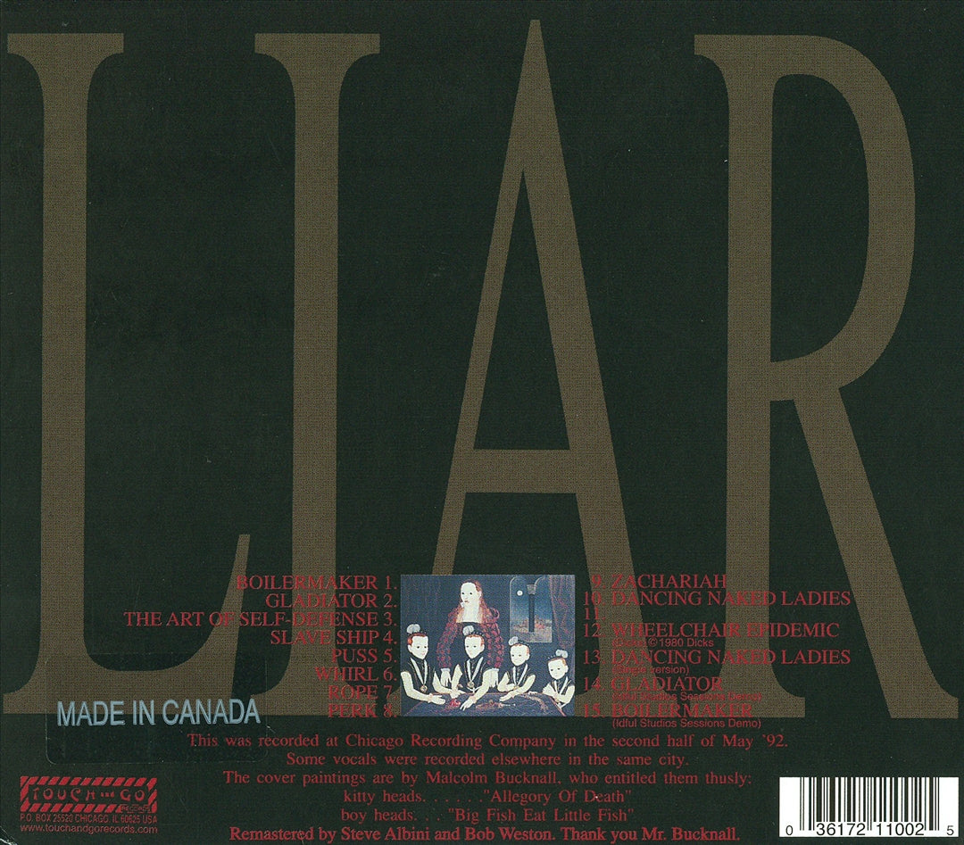 Liar  cover art