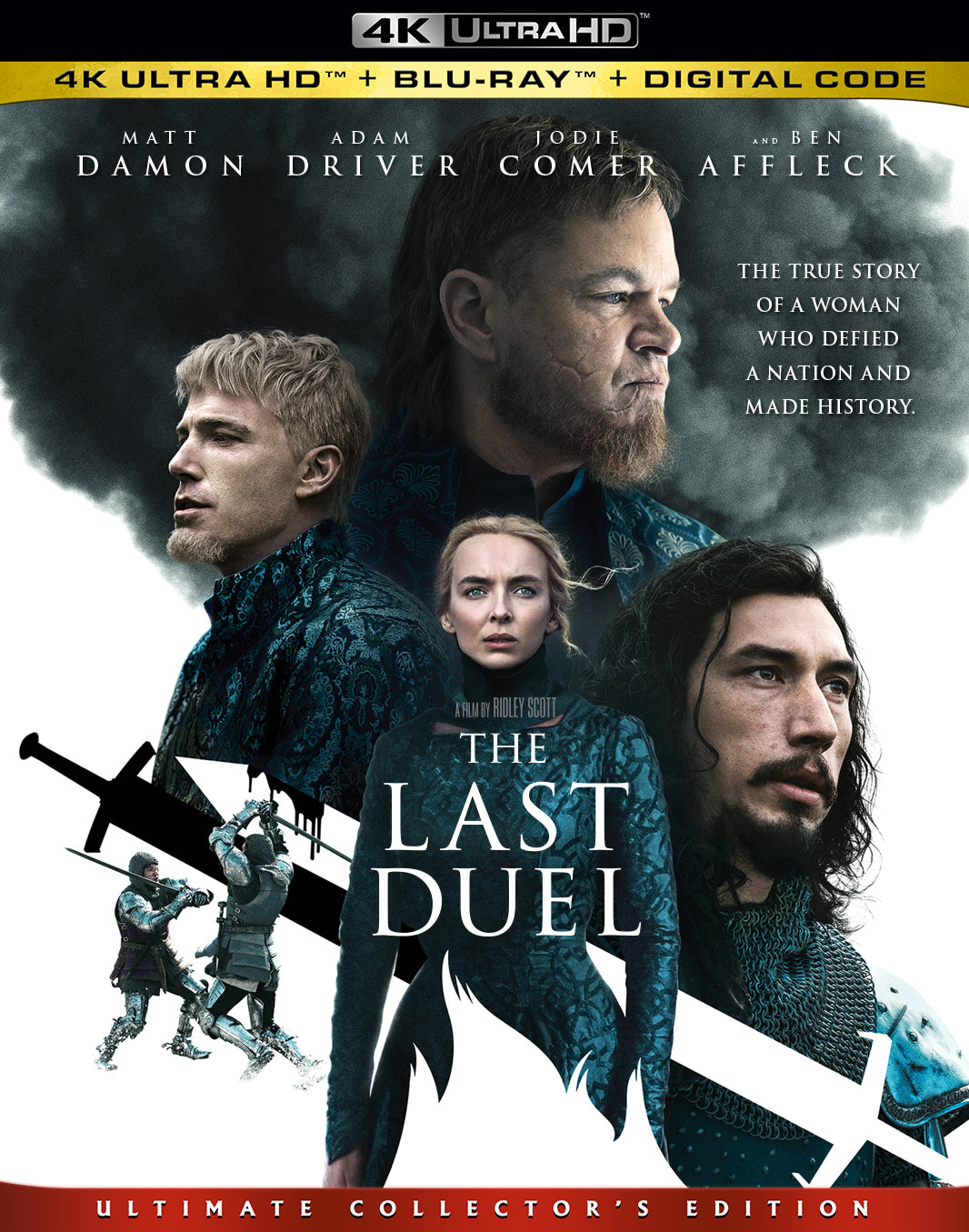 Last Duel [Includes Digital Copy] [4K Ultra HD Blu-ray/Blu-ray] cover art