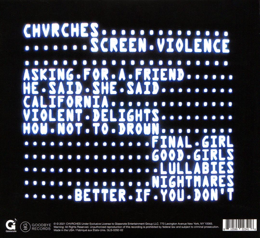 Screen Violence cover art