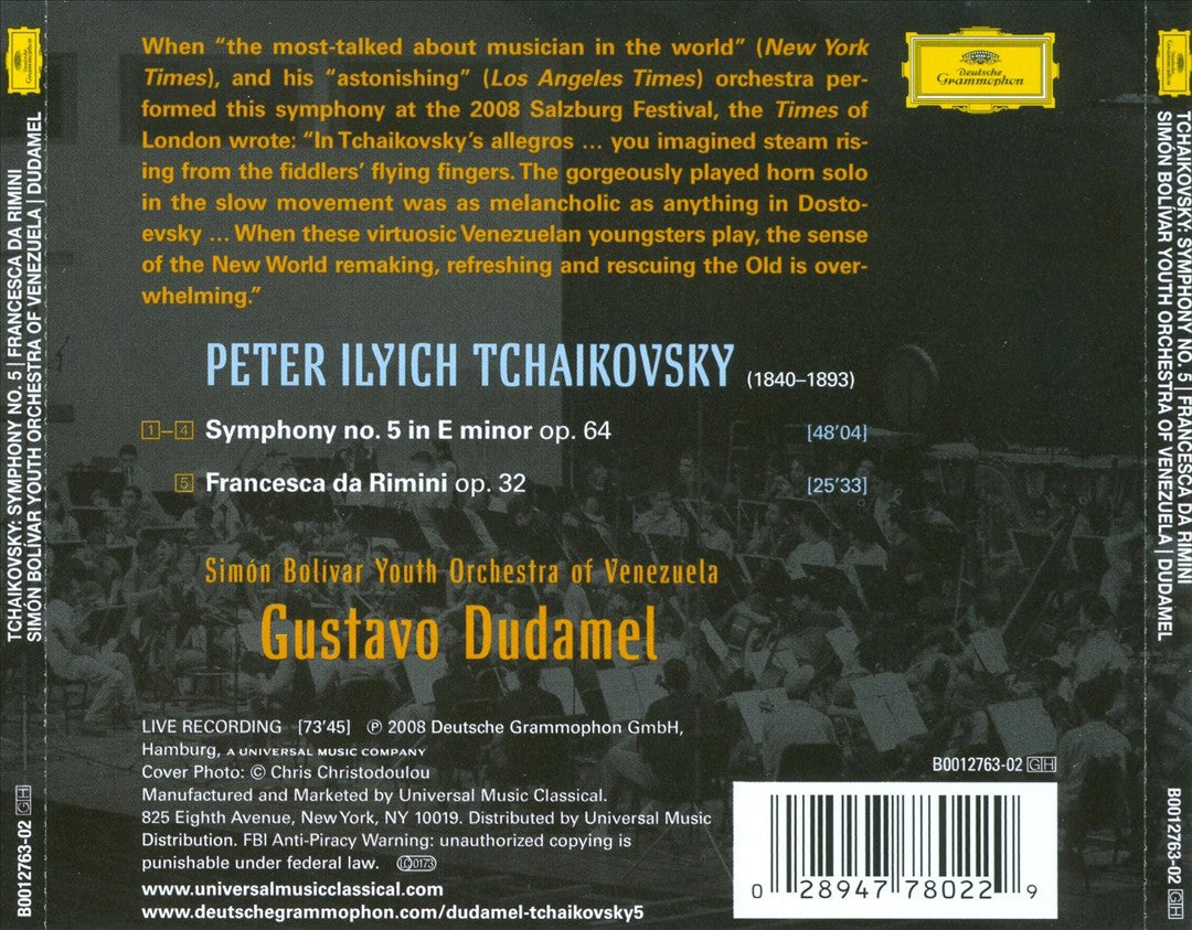 Tchaikovsky: Symphony No. 5 cover art