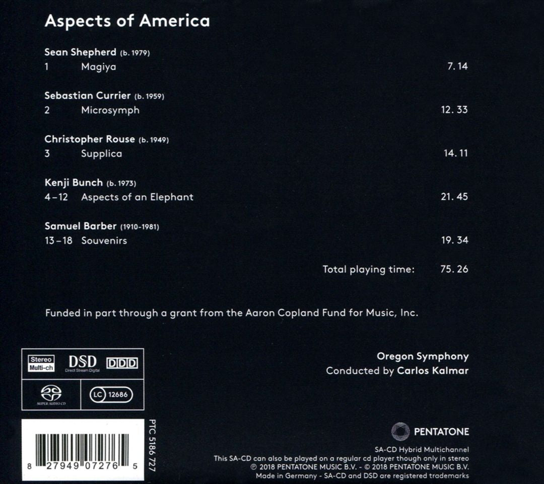 Aspects of America: Shepherd, Currier, Rouse, Bunch, Barber cover art