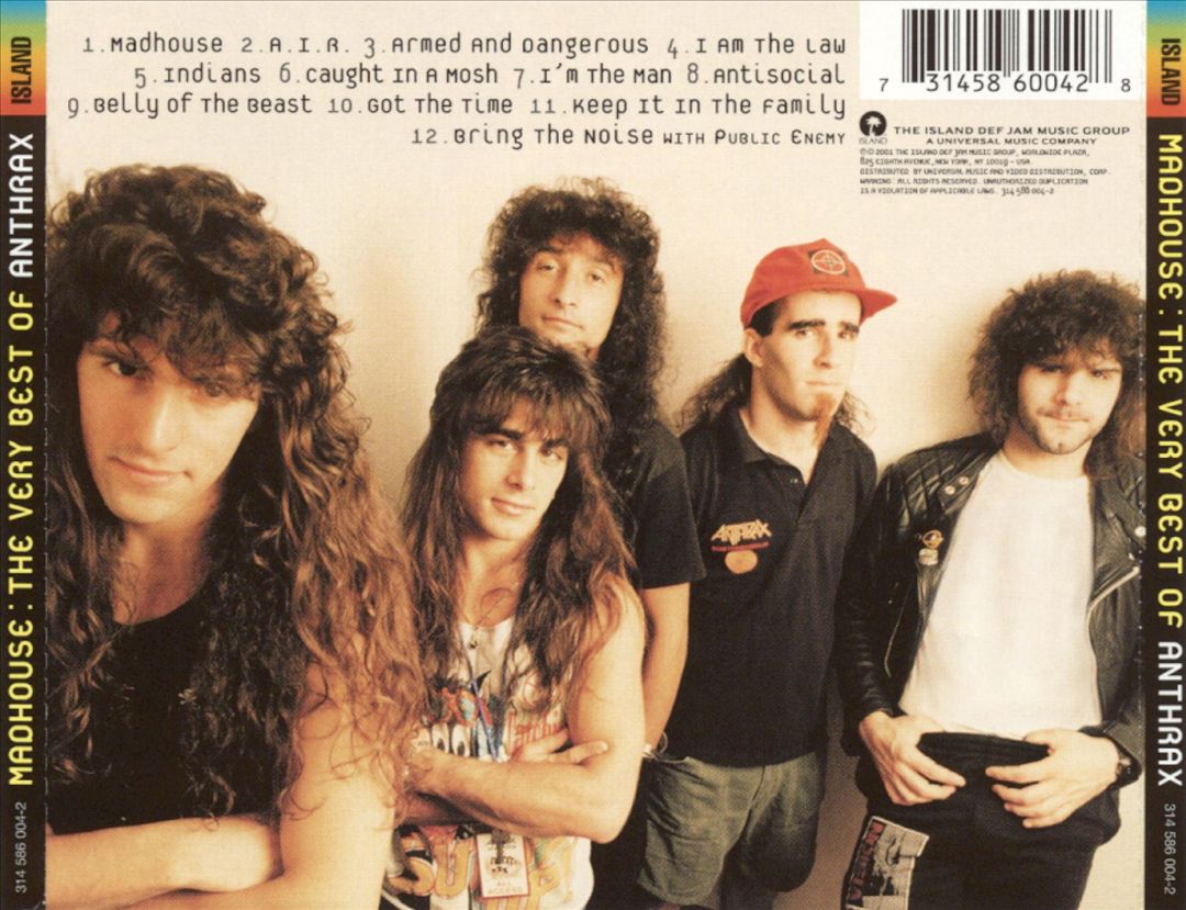 Madhouse: The Very Best of Anthrax cover art