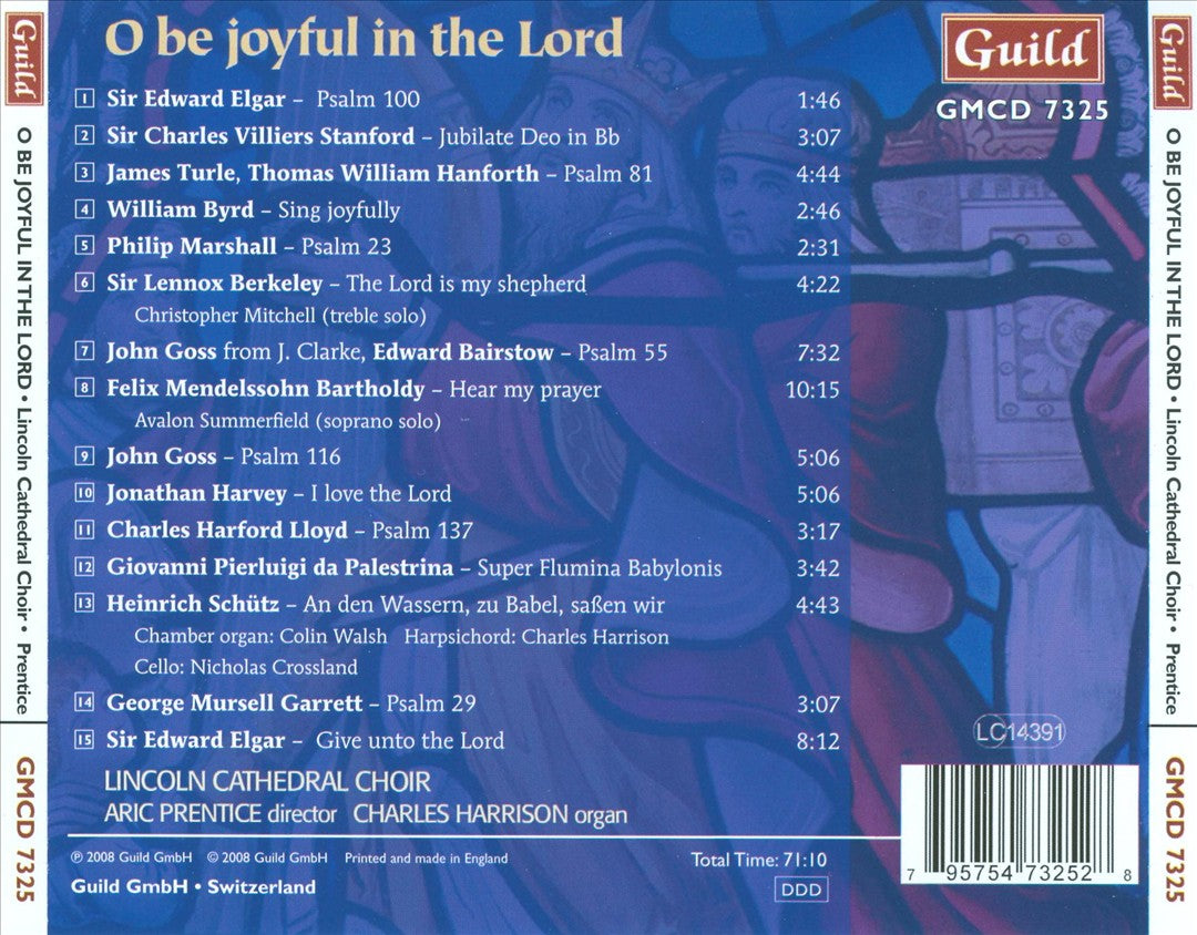 O Be Joyful in the Lord cover art