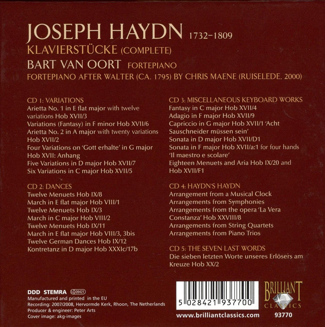 Haydn: Klavierstücke cover art