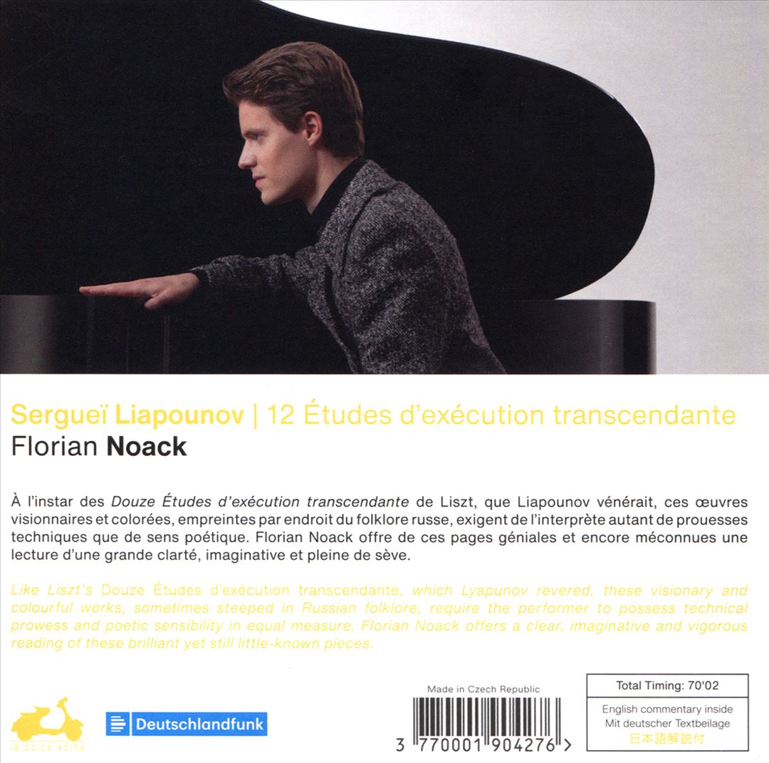 Lyapunov: 12 Études d'Exécution Transcendante cover art