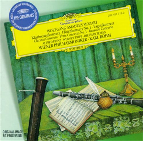 Mozart: Clarinet Concerto; Flute Concerto No. 1; Bassoon Concerto cover art