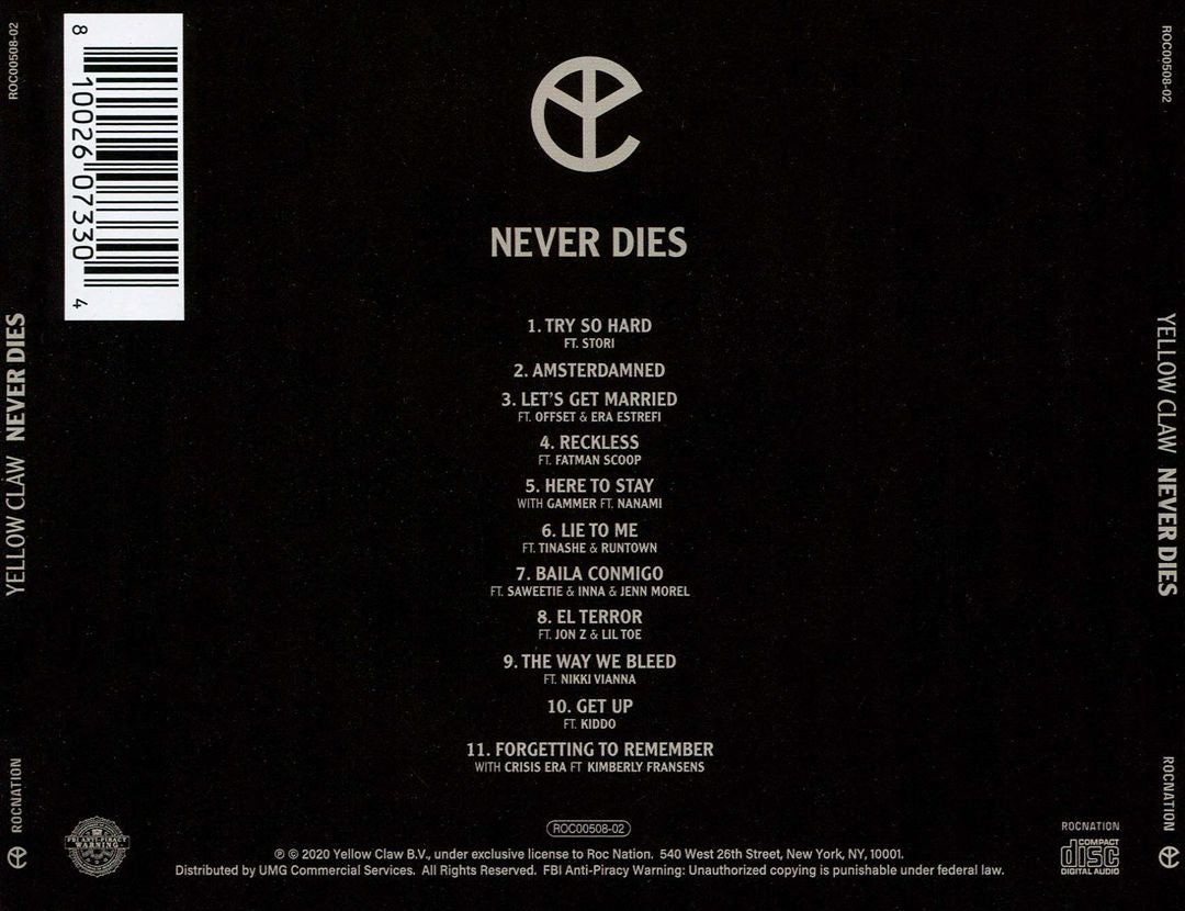 Never Dies cover art