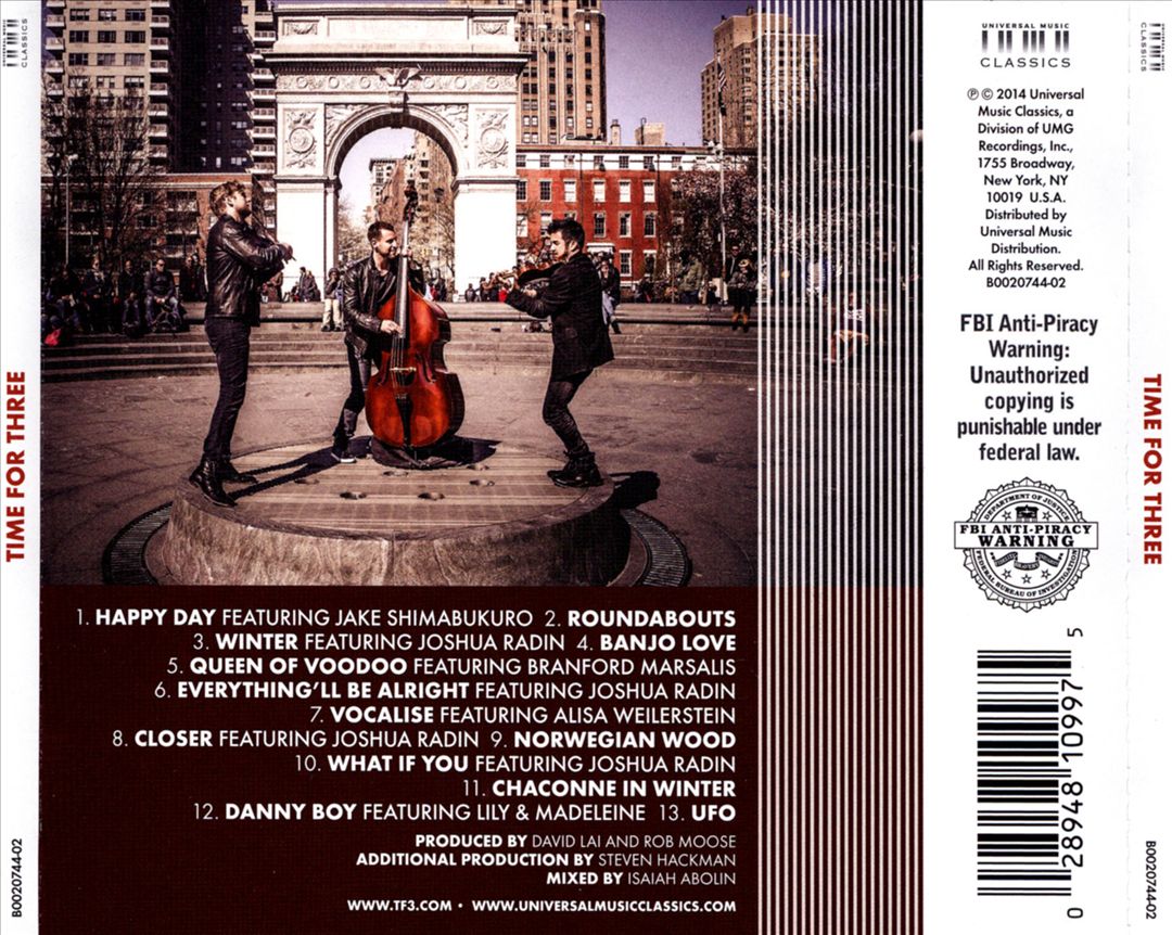 Time for Three [2014] cover art