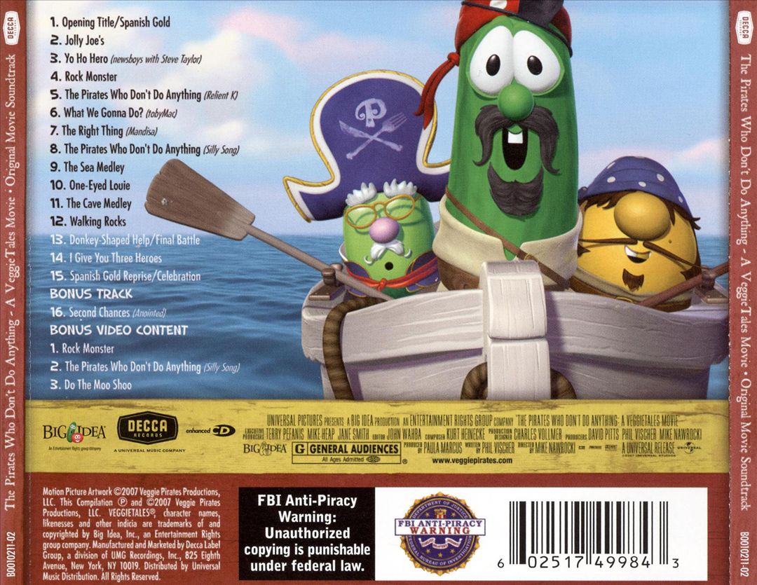 Pirates Who Don't Do Anything: A VeggieTales Movie [Original Movie Soundtrack] cover art