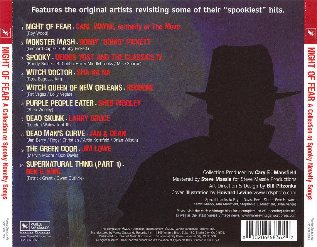 Night of Fear cover art