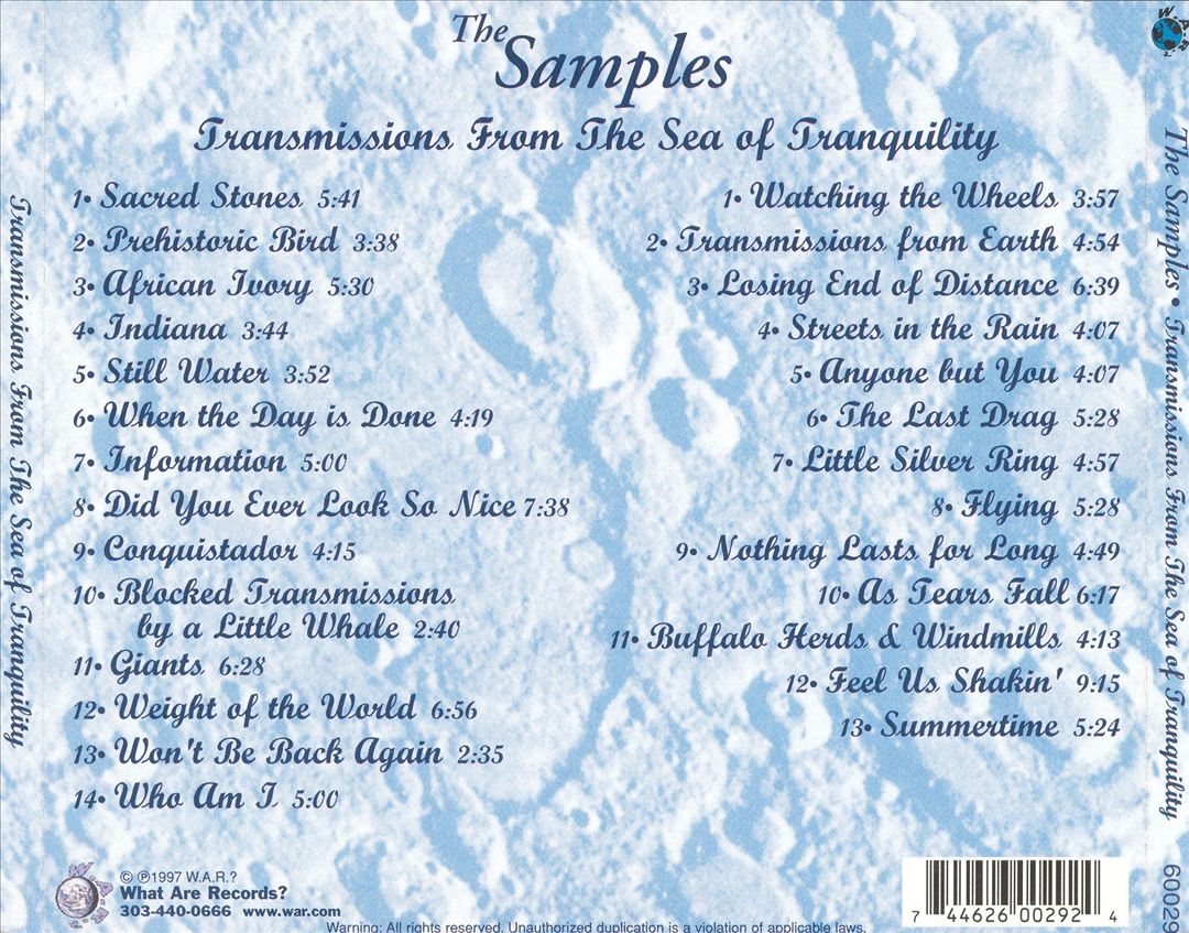 Transmissions from the Sea of Tranquility cover art