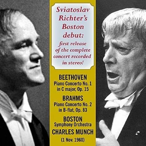 Sviatoslav Richter's Boston Debut: Beethoven Piano Concerto No. 1, Brahms Piano Concerto No. 2 cover art