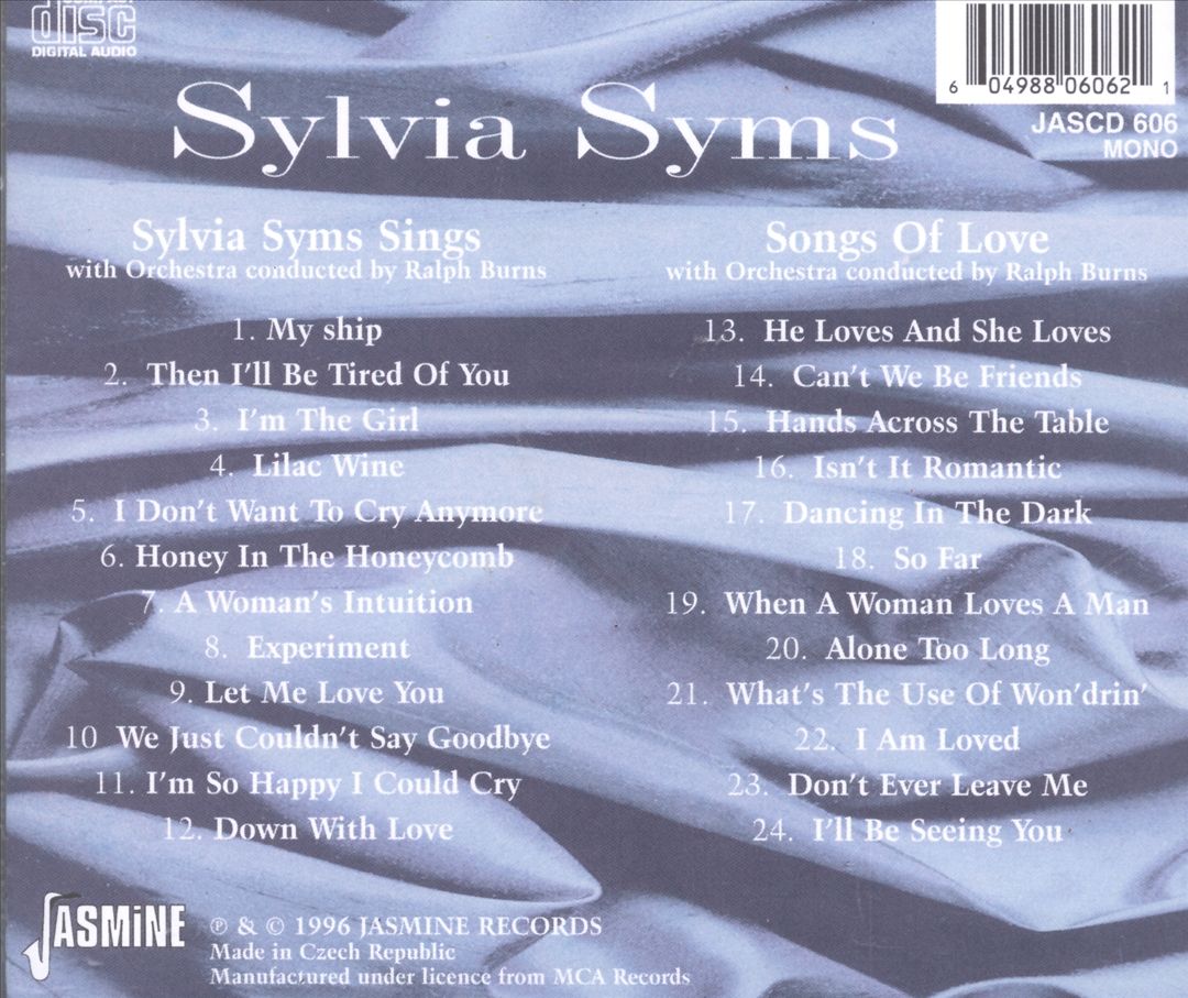 Sylvia Sims Sings/Songs of Love cover art