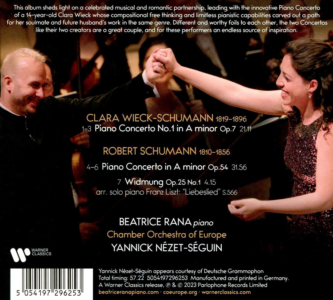 Clara & Robert Schumann: Piano Concertos cover art