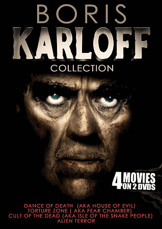 BORIS KARLOFF COLLECTION cover art