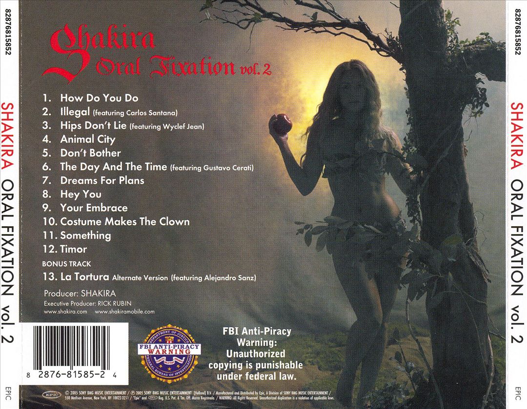 Oral Fixation, Vol. 2 [Bonus Track] cover art