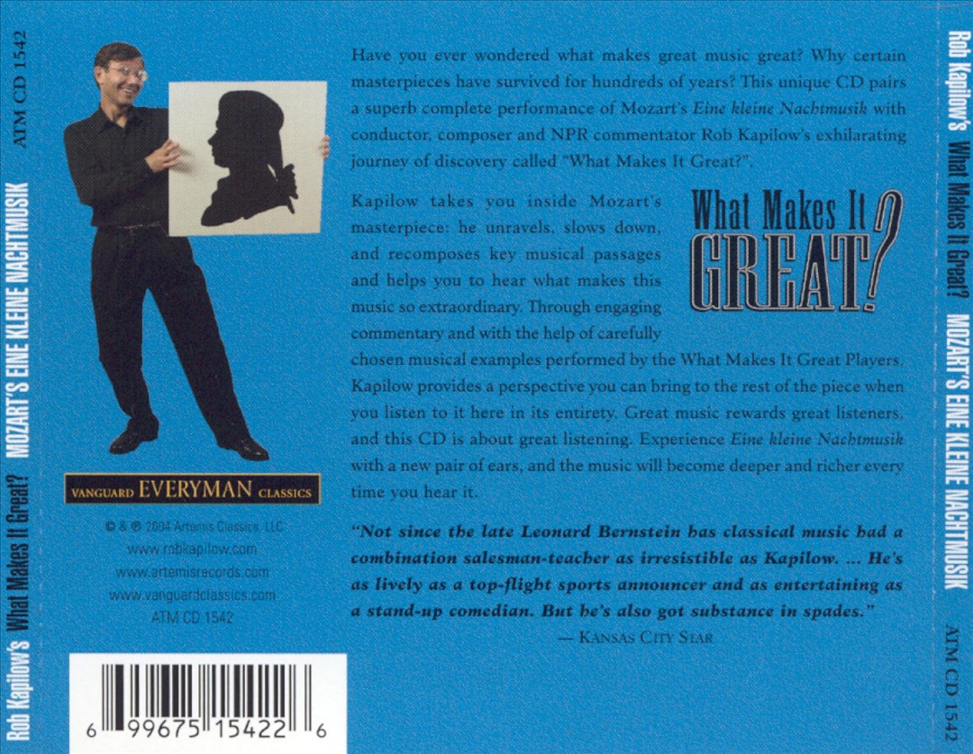 What Makes It Great?: Mozart's Eine Kleine Nachtmusik cover art