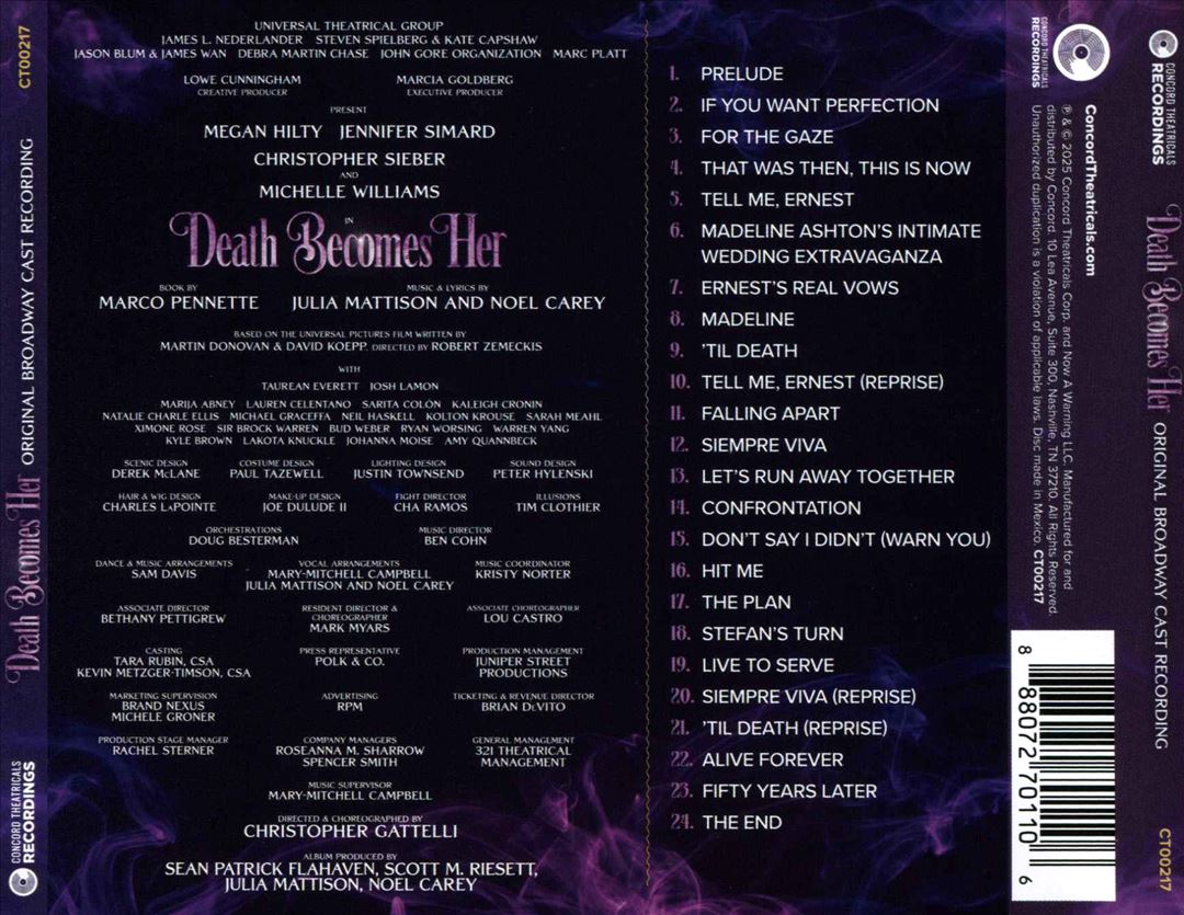 Death Becomes Her [Original Broadway Cast Recording] cover art
