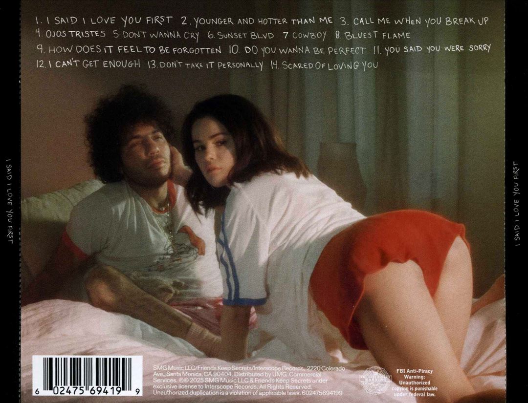 I Said I Love You First cover art