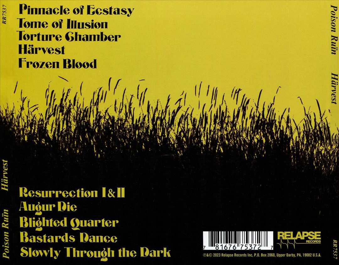 Harvest cover art