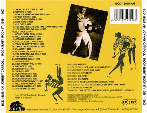 Rock Baby Rock It: 1955-1960 cover art