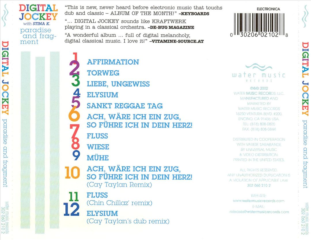 Paradies und Fragment cover art