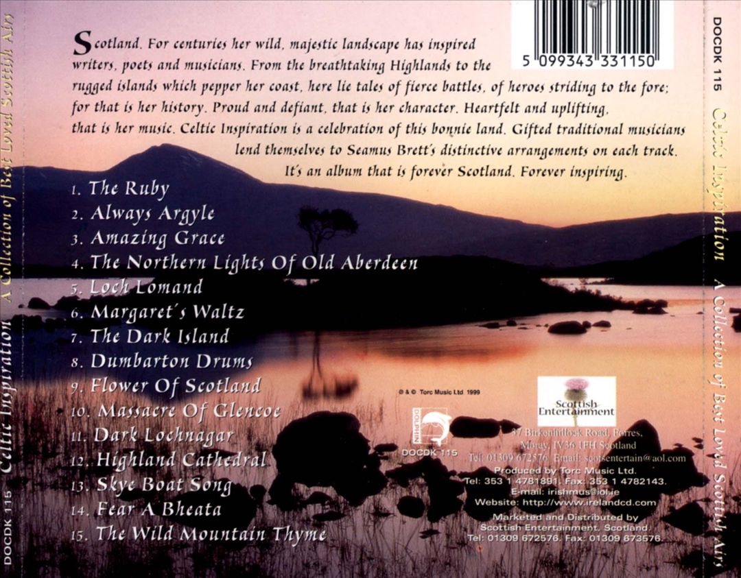 Celtic Inspiration: A Collection Of Best Loved Scottish Airs cover art