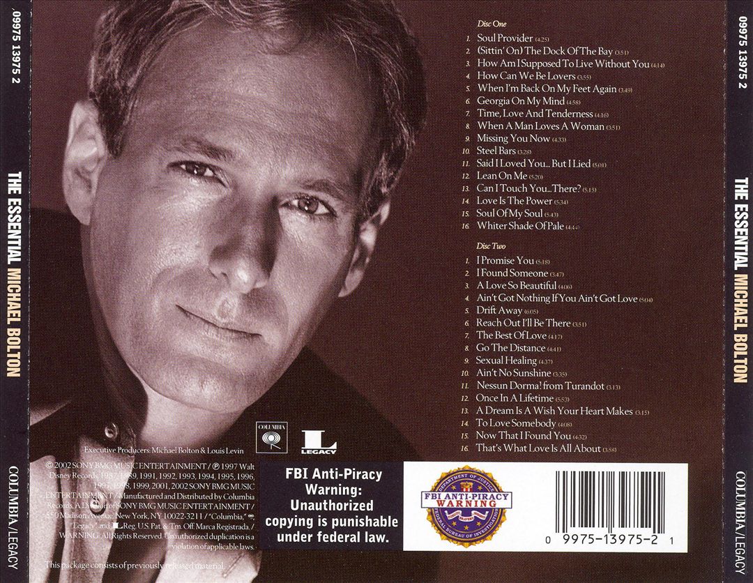 Essential Michael Bolton cover art