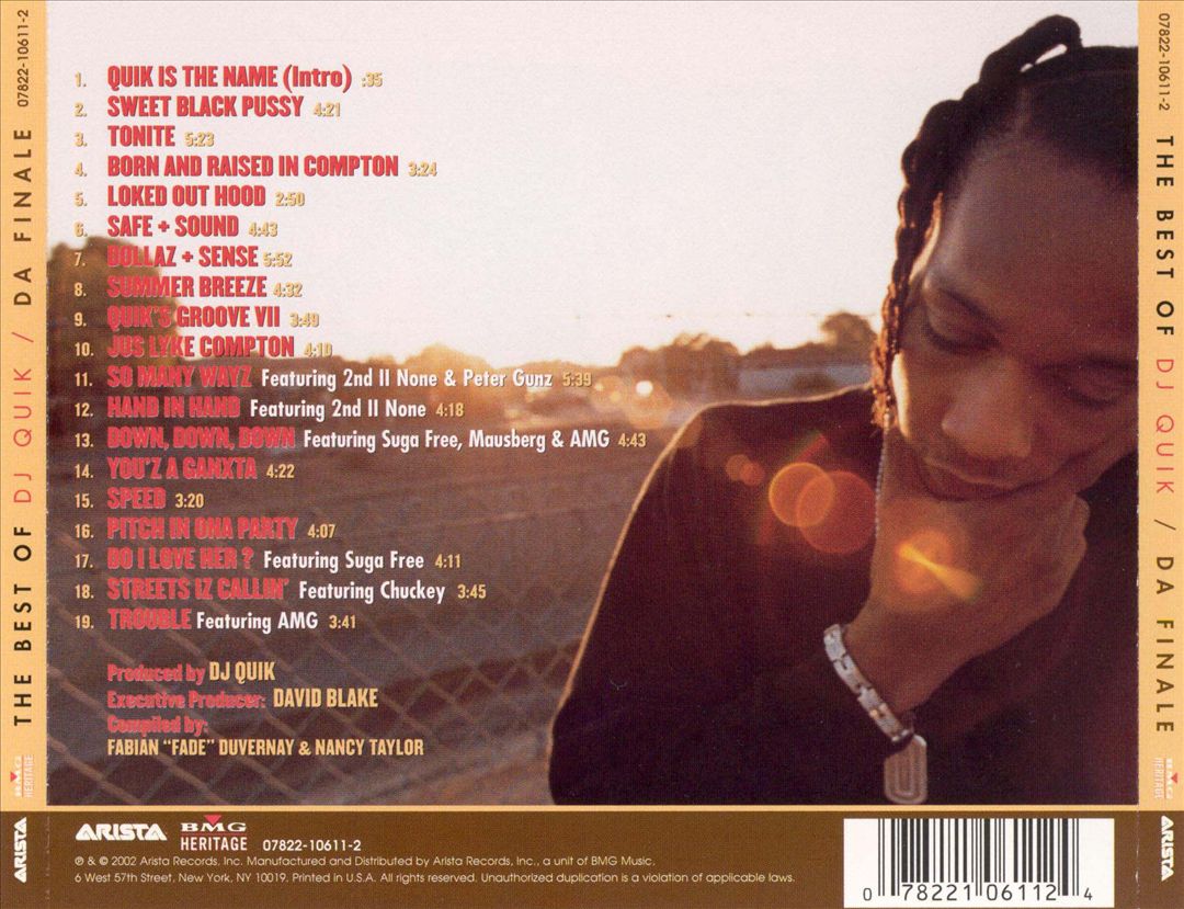 Best of DJ Quik: Da Finale cover art