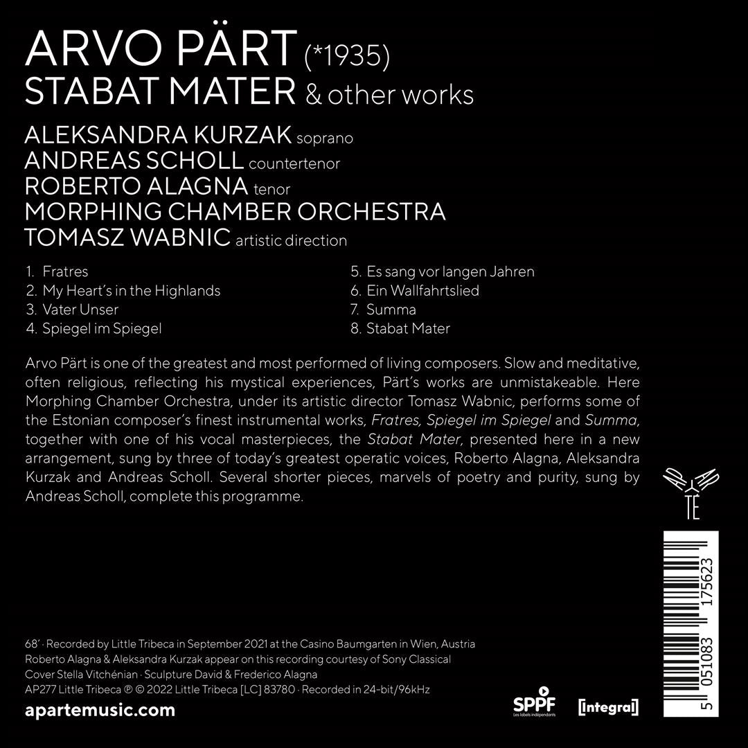 Arvo Pärt: Stabat Mater; Fratres; Summa; Spiegel im Spiegel; Etc. cover art