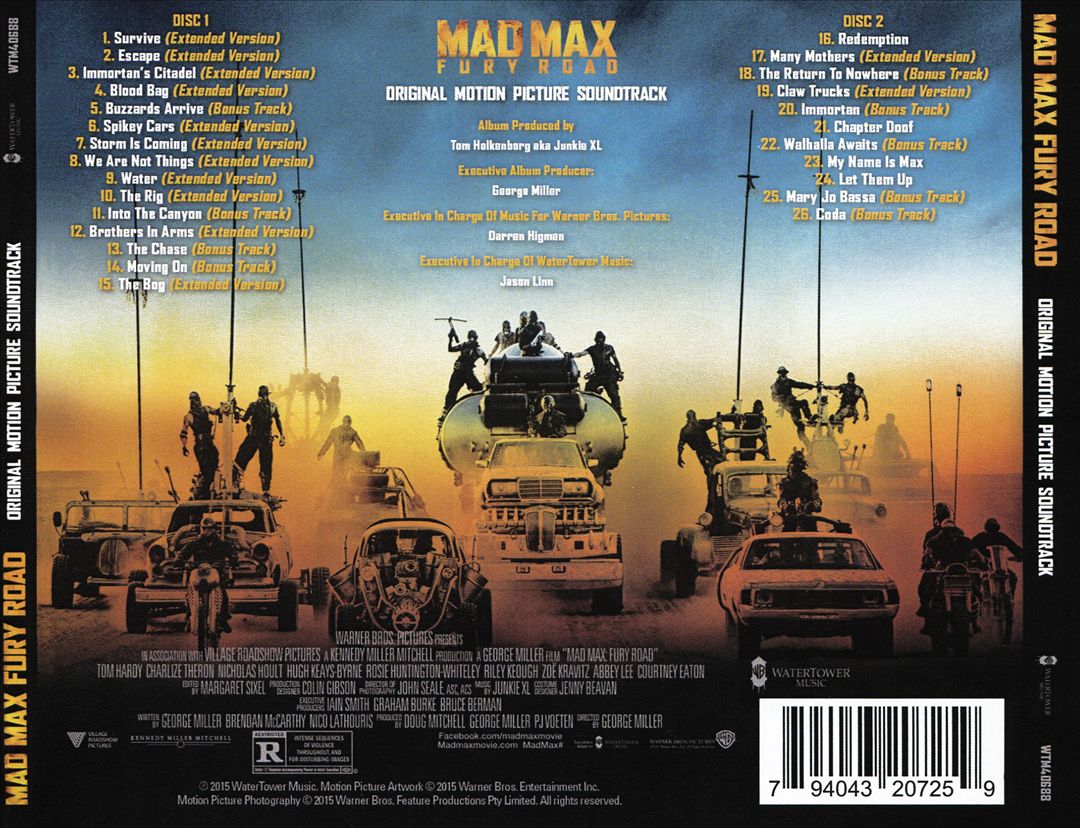 Mad Max: Fury Road [Original Motion Picture Soundtrack] [Deluxe Version] cover art