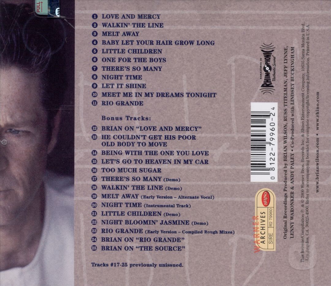 Brian Wilson [Bonus Material] cover art