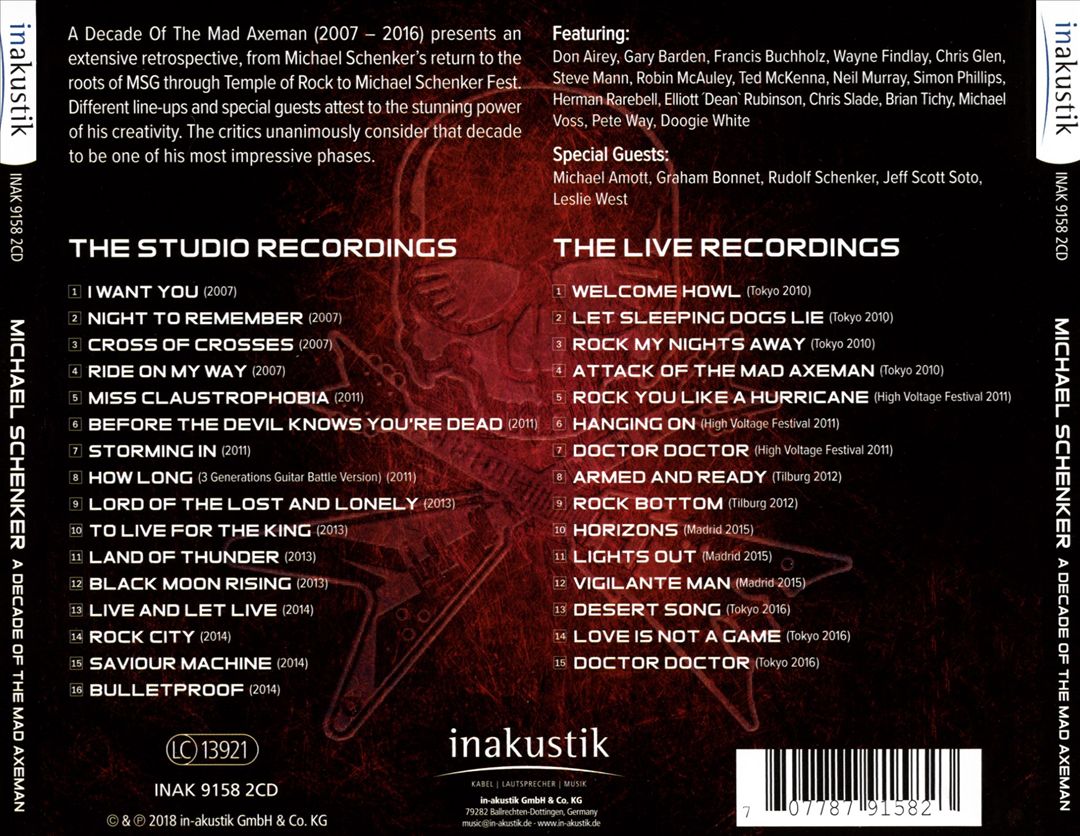Decade of the Mad Axeman cover art