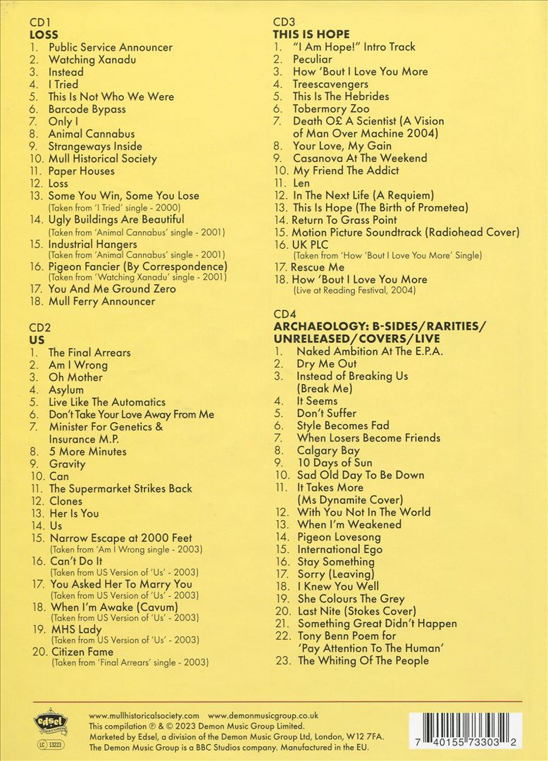 Archaeology: Complete Recordings 2000-2004 cover art