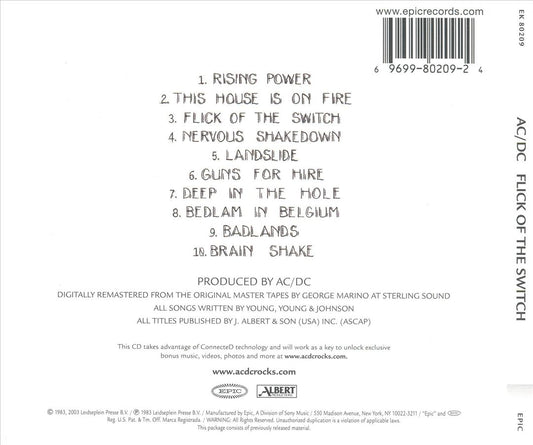 Flick of the Switch cover art