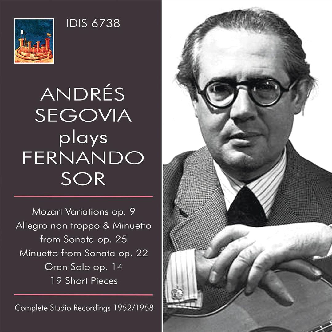 Andrés Segovia plays Fernando Sor cover art