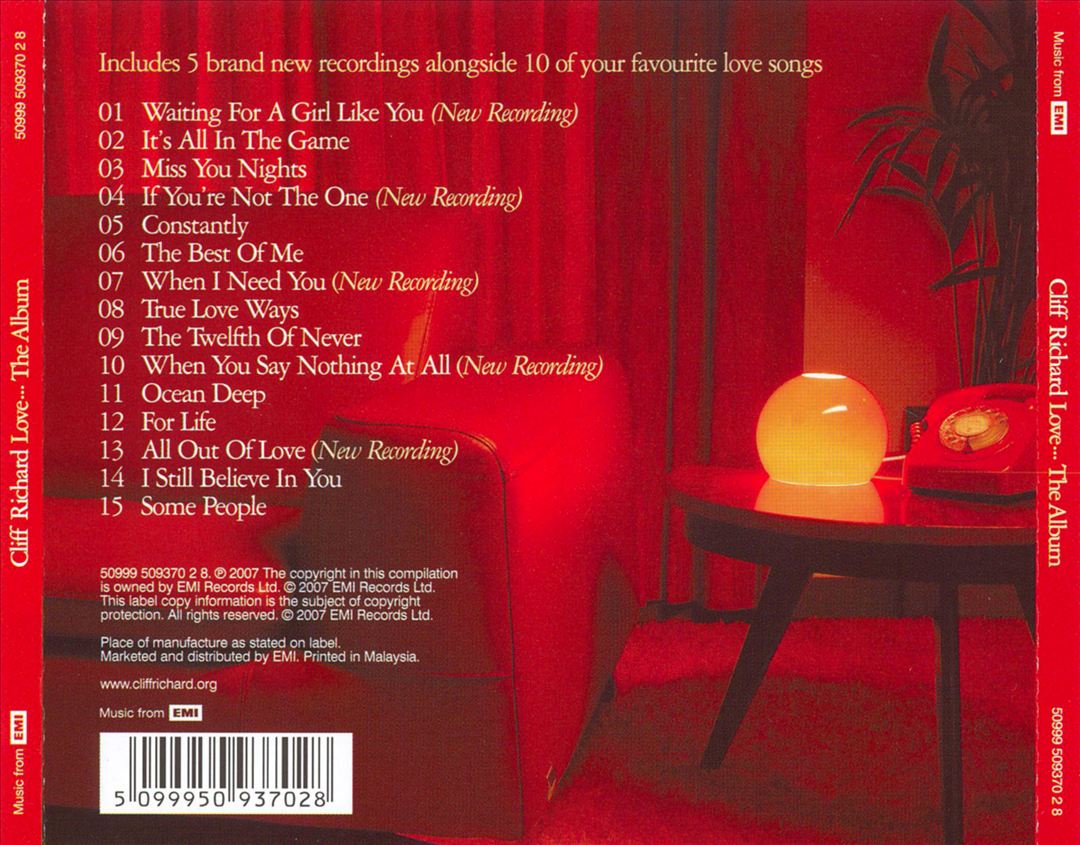 Love... The Album cover art
