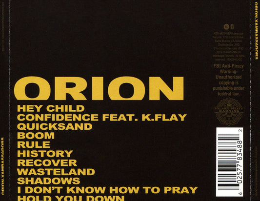 Orion cover art