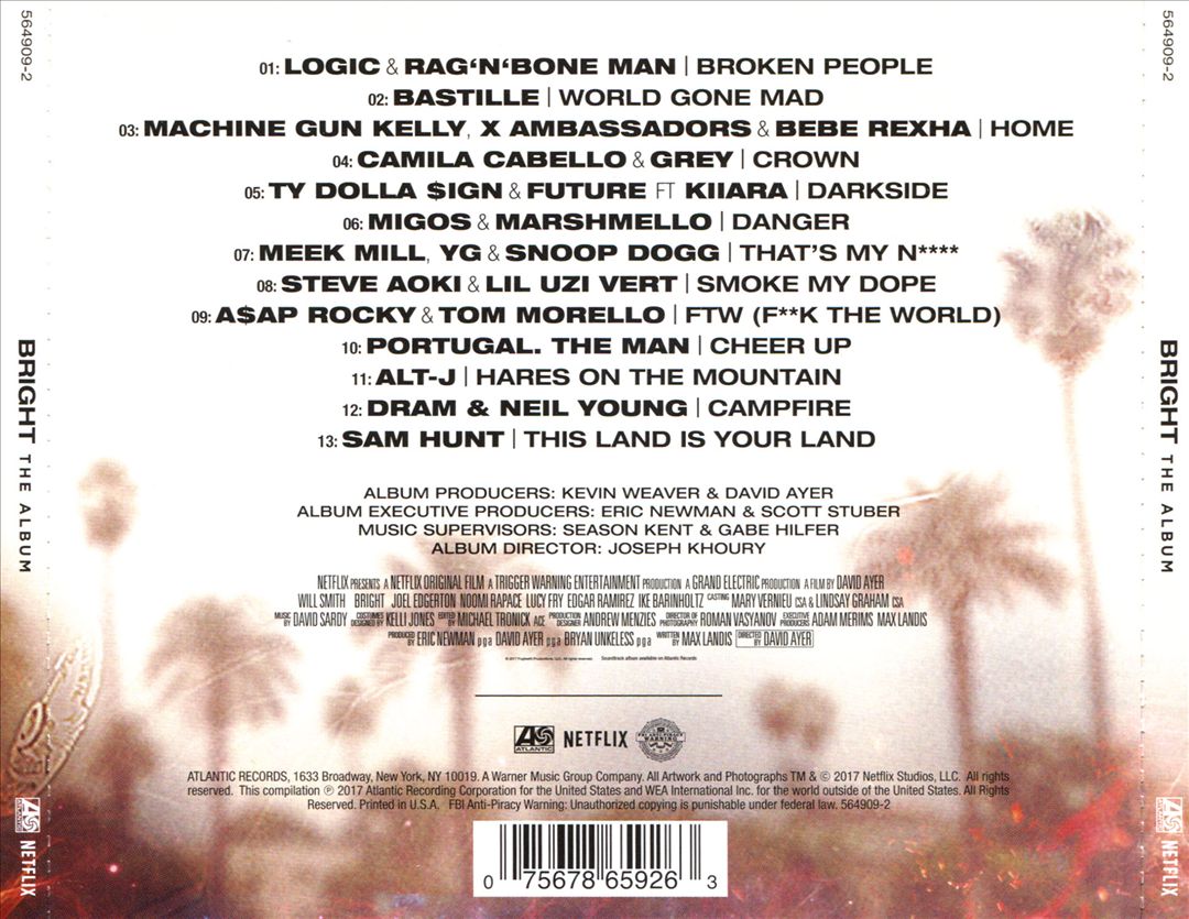 Bright: The Album [Original Soundtrack] cover art