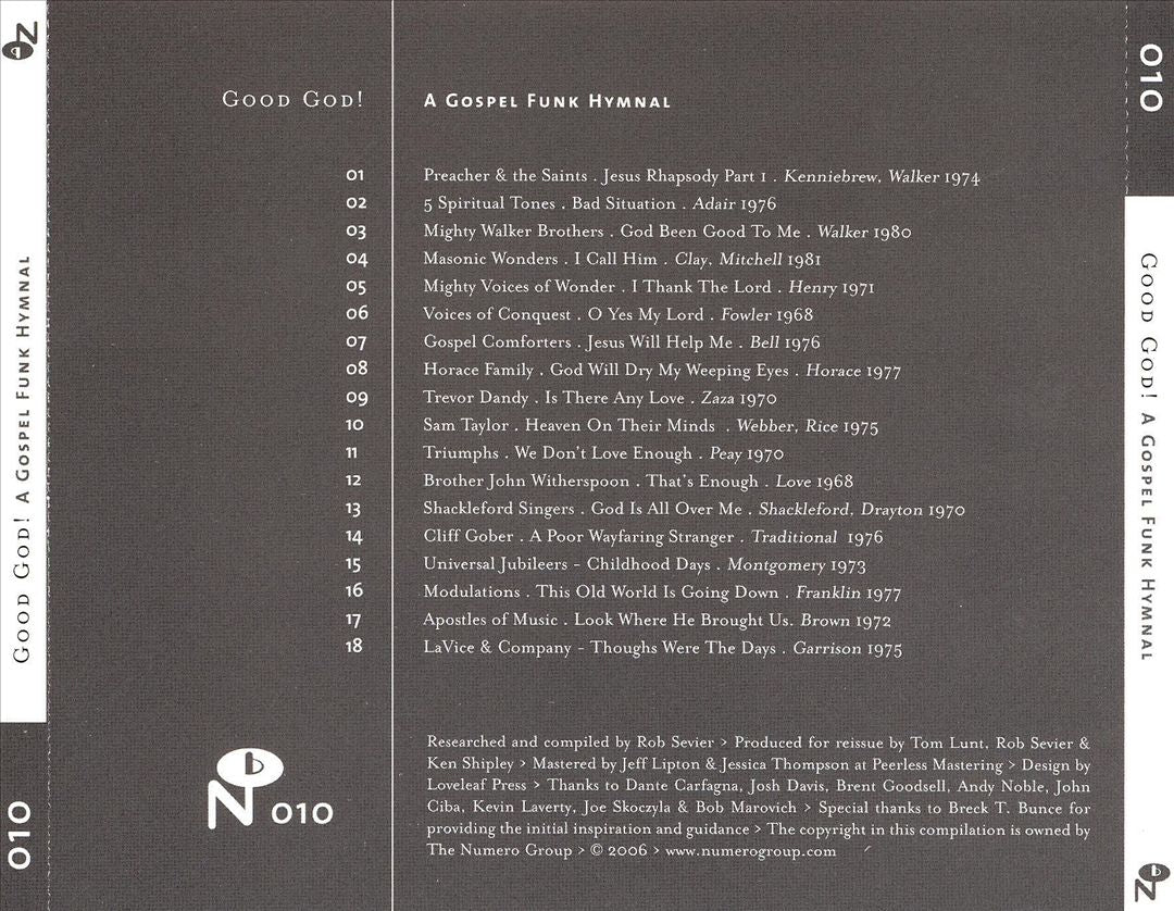 Good God! A Gospel Funk Hymnal cover art